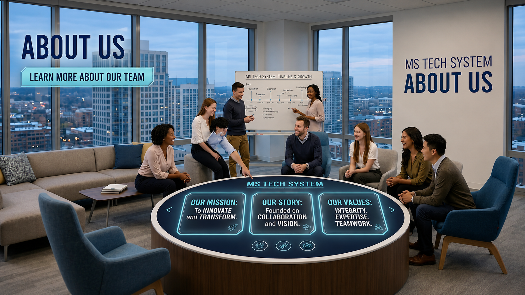 MS Tech System leadership and team